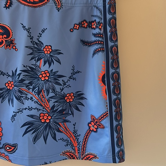 Gretchen Scott Women’s Floral Print Skippy Skort Blue & Red Sz Small Resortwear - Picture 6 of 10